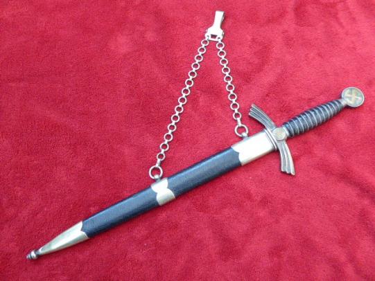 Early 1st Pattern Luftwaffe Dagger by rare maker F & A HELBIG STEINBACH KrM with Waffenamt Stamp