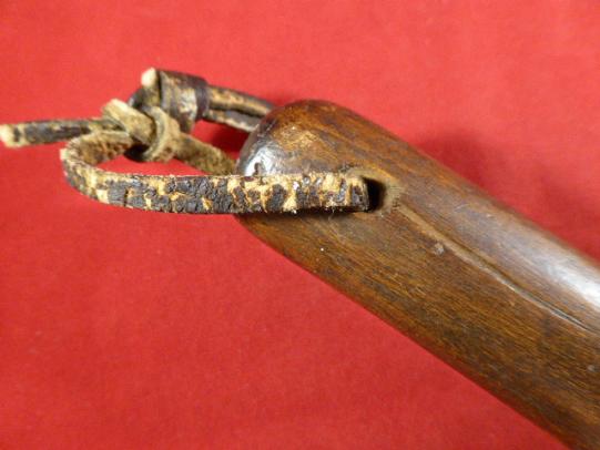 Unusual Hand Made Soldiers Wooden Truncheon – Liverpool & Irish Regiment c1890