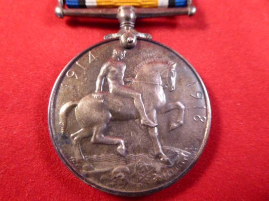 WW1 British War & Victory Medals to 163818 PTE G.E.H. DAVY – ARMY SERVICE CORPS