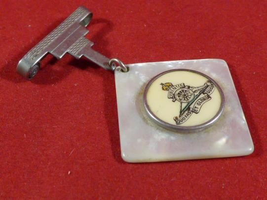 WW1 Mother Of Pearl “The Royal Artillery” Sweetheart Brooch