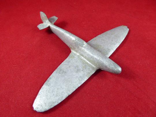 WW2 Trench Art Aluminium Model of an RAF Spitfire