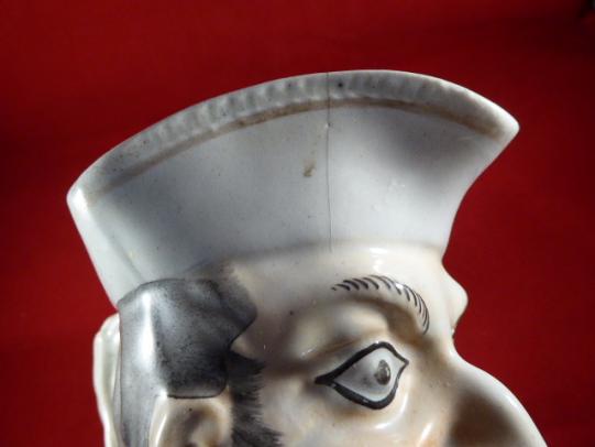 Antique ‘Duke of Wellington’ Staffordshire Pottery Character Jug, circa 1830