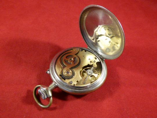 Rare WW1 Souvenir Pocket Watch Depicting LORD KITCHENER & JOSEPH JOFFRE 1914-1915