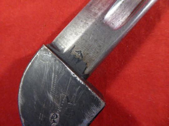 British No9 Mk1 Bayonet with Scabbard by RSAF Enfield dated 1954