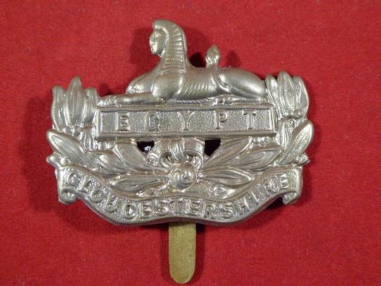 Original WW2 British Army Gloucestershire Regiment Cap Badge
