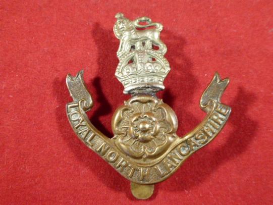 Original WW1 British Army Loyal North Lancashire Regiment Cap Badge