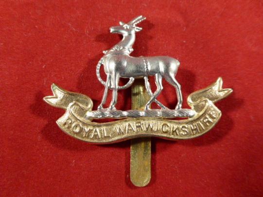 Original British Army Royal Warwickshire Regiment Cap Badge