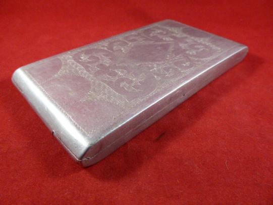 Wonderful WWII 1944 Soviet Cossack POW Made Aluminum Cigarette Case from  Stalag 366 in Sedlez/Siedlc: Flying Tiger Antiques Online Store