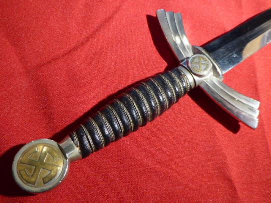 BOAS Militaria | Rare DLV Officers Dagger with Original Leather Covered ...