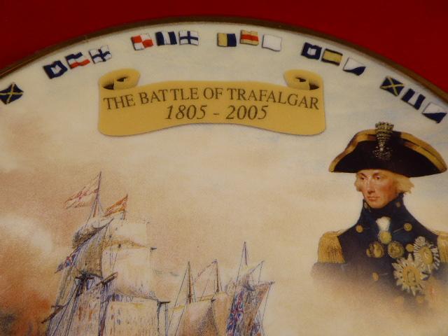 Battle of Trafalgar 21st October 1805 Bicentenary Commemorative Limited Edition Plate - by Danbury Mint