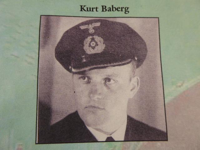 Genuine Signature of Kurt Baberg the WW2 German Navy U-boat Commander of U-618 and the recipient of a Knights Cross