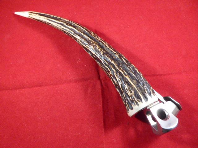 Beautiful Large Vintage Real Stag Horn Cigar Cutter – by M.& W.Co. Ltd circa 1950