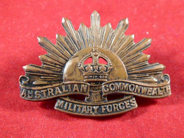 WW1 Australian Commonwealth Military Forces Cap Badge
