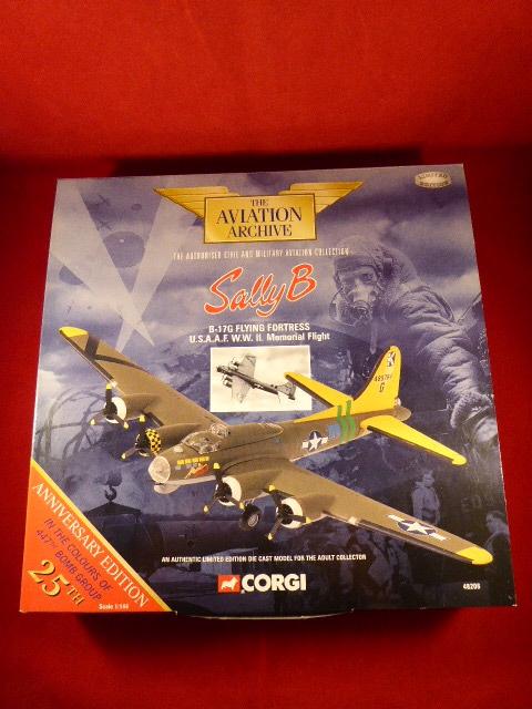 Corgi 1:144 Limited Edition (No.0243) Diecast B-17G Flying Fortress USAAF WW2 Memorial Flight 48206