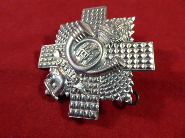 Original British Army Highland Light Infantry Glengarry Cap Badge