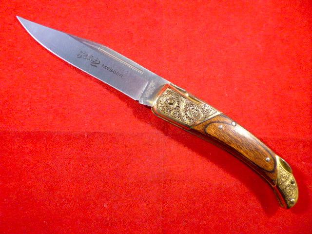 Ornate Vintage Collectors Lock Knife by Herbertz Messer with Laguiole “Bee”