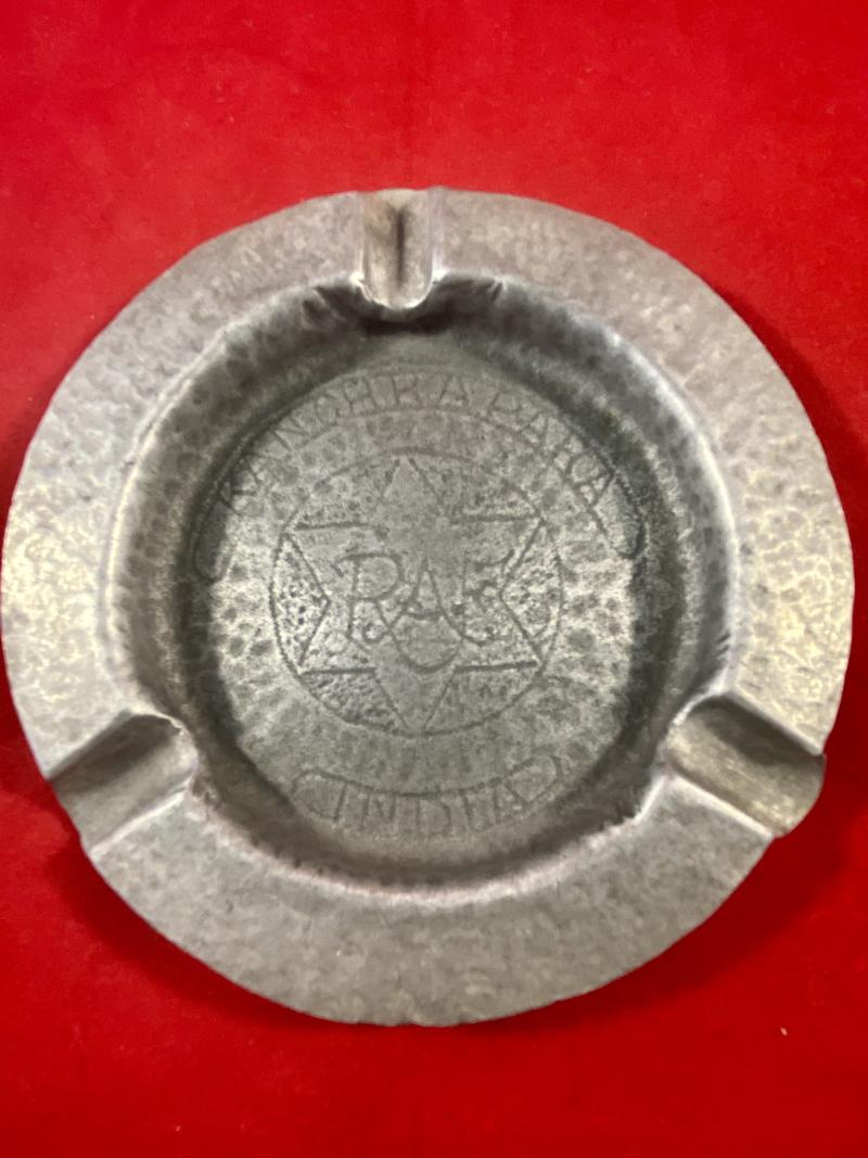 WW2 RAF Station Kanchrapara (India) Aluminium Ashtray