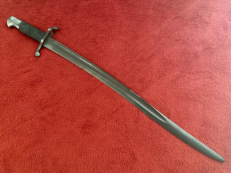 British 19th Century 1856/58 Pattern Yataghan sword bayonet by Alex Coppel Solingen