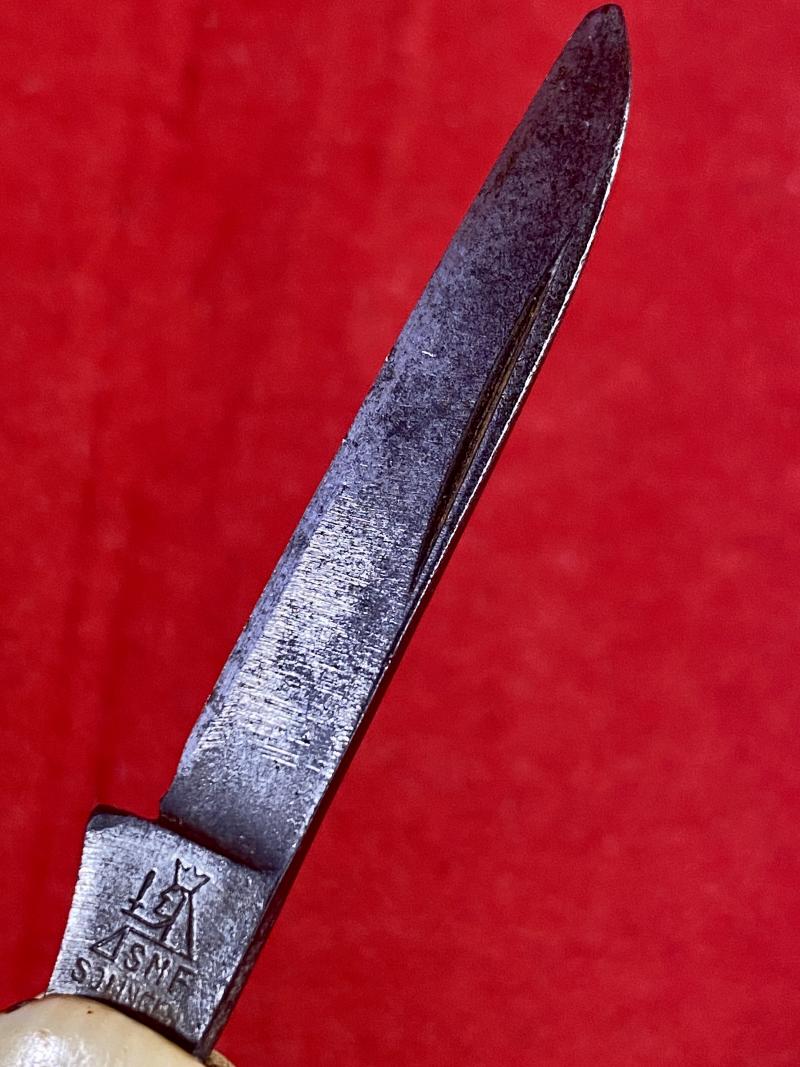 WW2 Period Gentleman’s Double-Bladed Penknife by SMF Solingen c1940