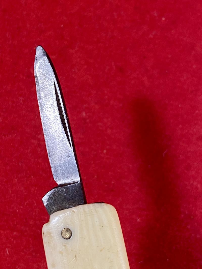 WW2 Period Gentleman’s Double-Bladed Penknife by SMF Solingen c1940