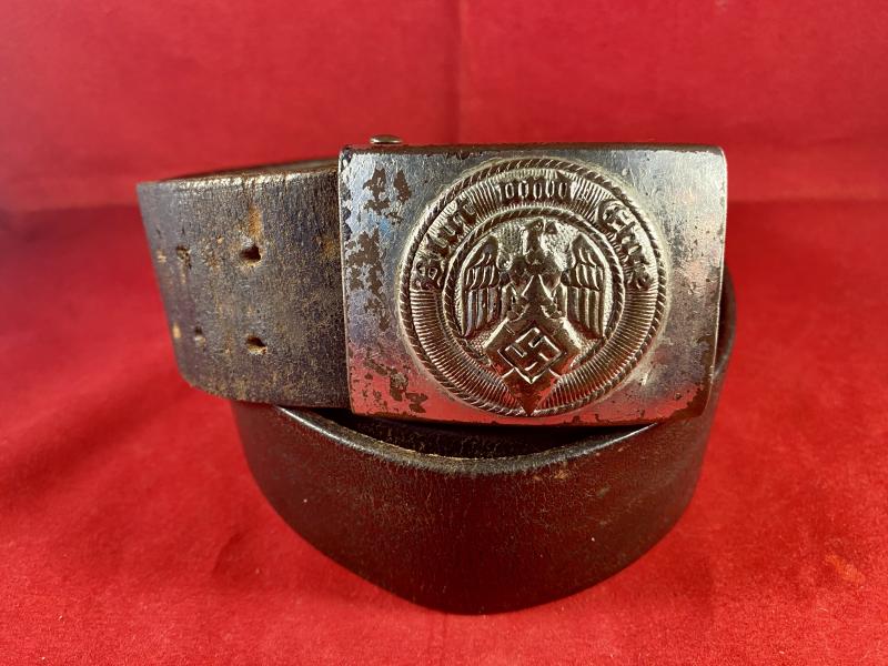 Original WW2 Period German Hitler Youth Belt with Buckle
