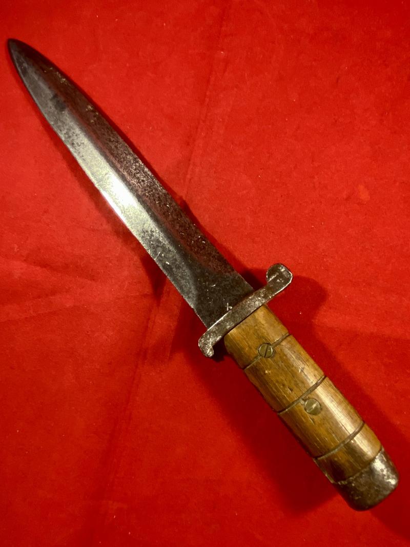 Boer War Period British 1888 Mk. III Wilkinson Sword Bayonet Shortened to a Close Combat Trench Knife - 1899