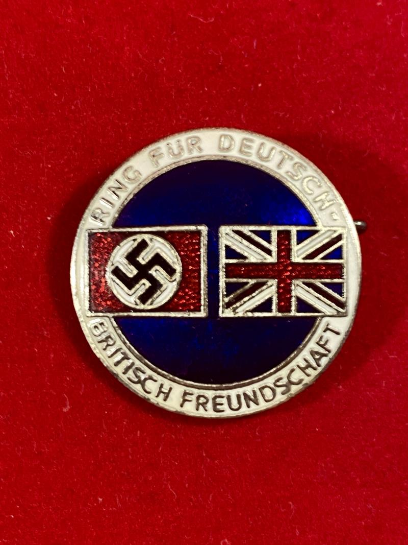 Reproduction WW2 German Political British - German Friendship Badge