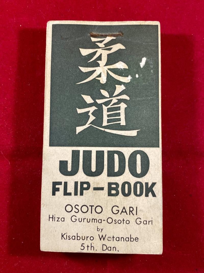 Scarce Vintage Martial Arts Judo Flip-Book – OSOTO GARI - by Kisaburo Wetanabe 5th Dan c1960