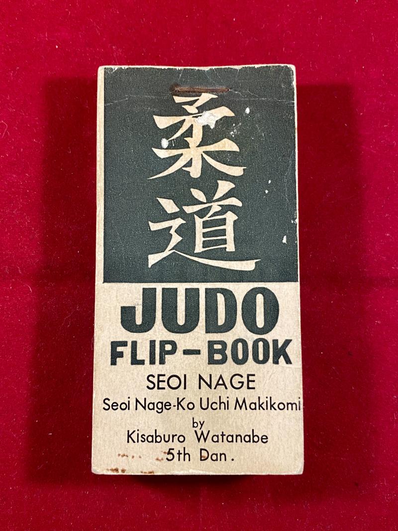 Scarce Vintage Martial Arts Judo Flip-Book – SEOI NAGE - by Kisaburo Wetanabe 5th Dan c1960