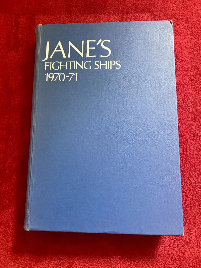 JANE'S FIGHTING SHIPS 1970-71 Hardcover Reference Book edited by Raymond V.B. Blackman