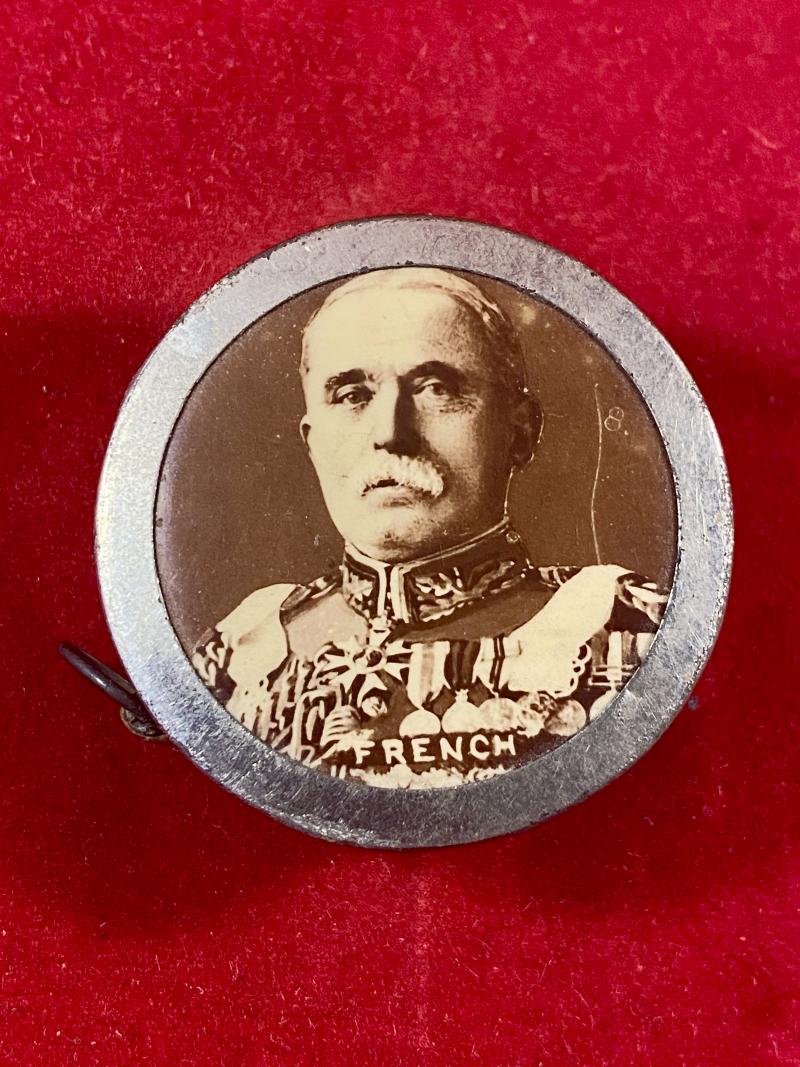 Scarce WW1 Commemorative Tape Measure with Portrait Photo of Sir John French