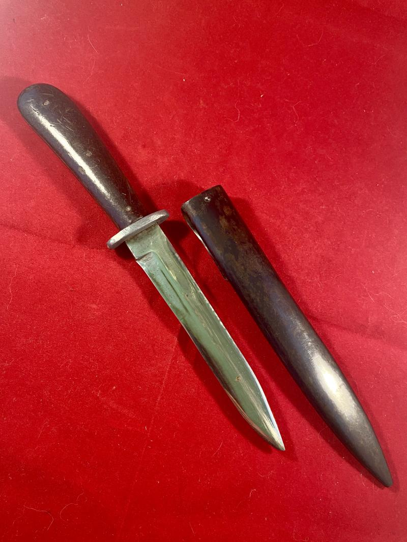 Original Early WW2 German Private Purchased PUMA Fighting Knife with the Scarce PUMA Head Logo