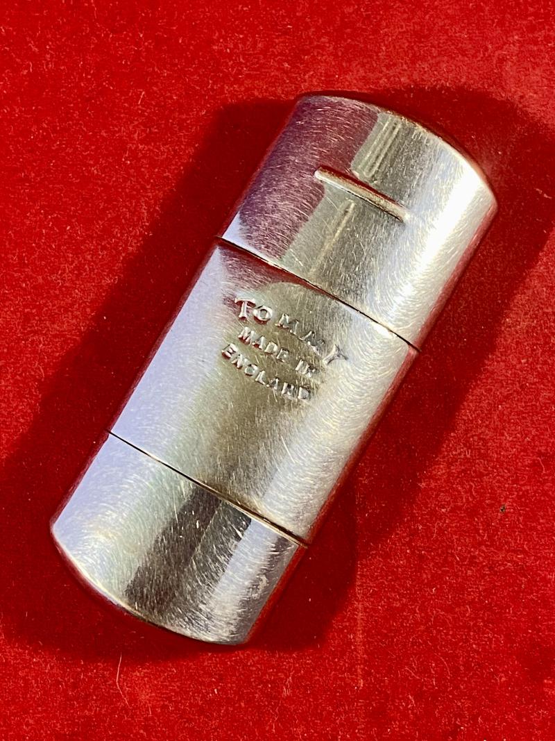 WW2 British Chromed Brass “TOMMY” Lighter c1940