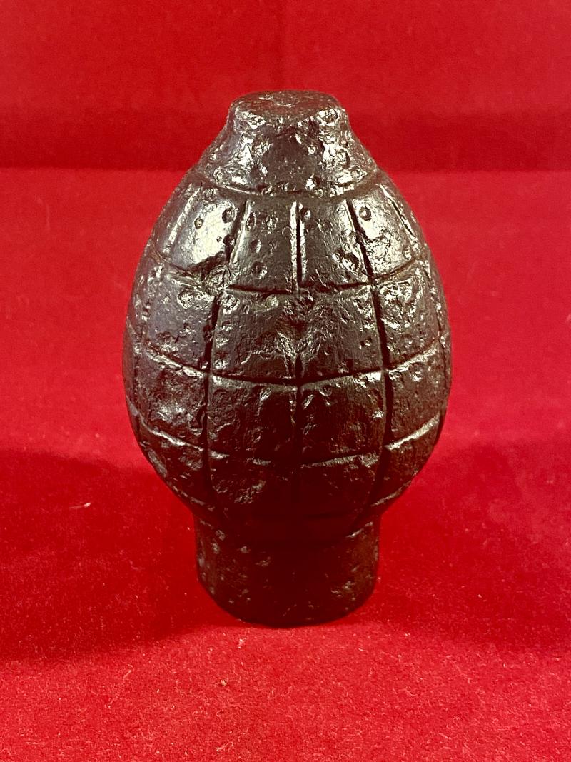 Original French WW1 Foug M1916 Inert Lemon Grenade Body - Citron Modèle 1916