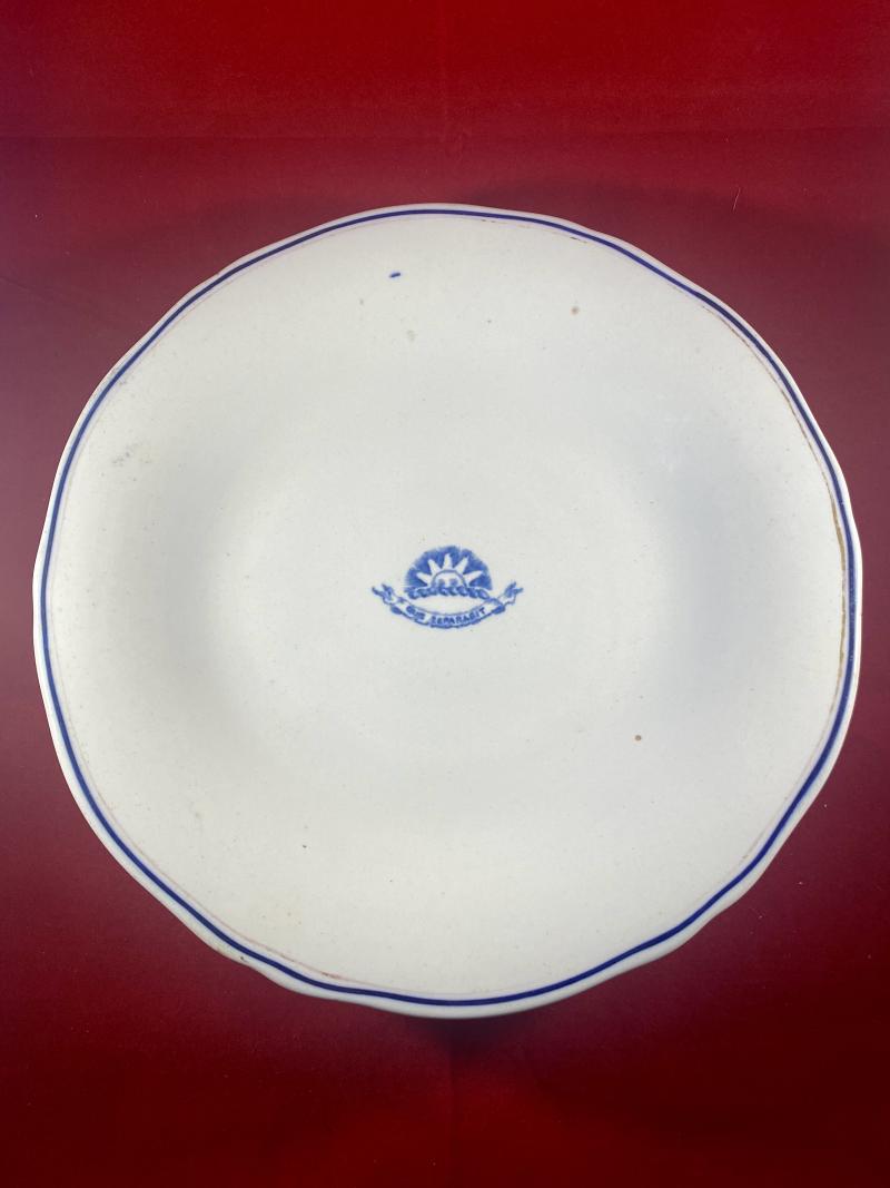 Rare P&O Line – 9.5” Ironstone China Compote Dish by G. L. Ashworth & Bros c1862