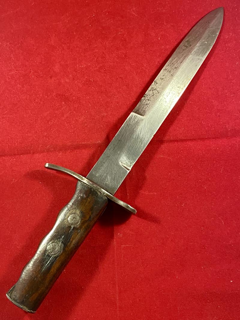 Extra Photos of WW2 Period M.V.S.N. Italian Fascist Dagger/Knife with Scabbard - 51571