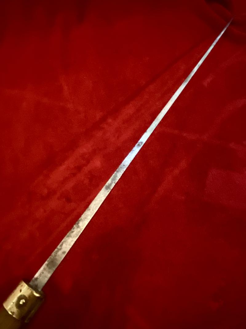 Rare Antique Victorian Custom Officer's “Rummage” Swordstick by MOLE of Birmingham c1850