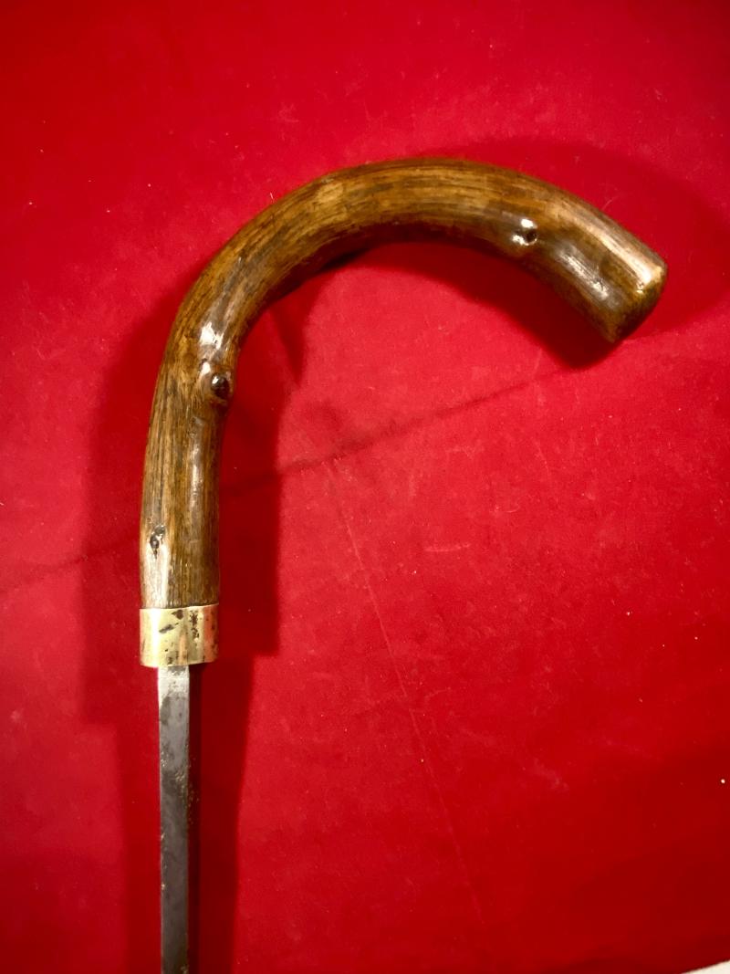 Rare Antique Victorian Custom Officer's “Rummage” Swordstick by MOLE of Birmingham c1850