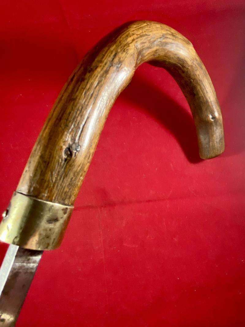 Rare Antique Victorian Custom Officer's “Rummage” Swordstick by MOLE of Birmingham c1850