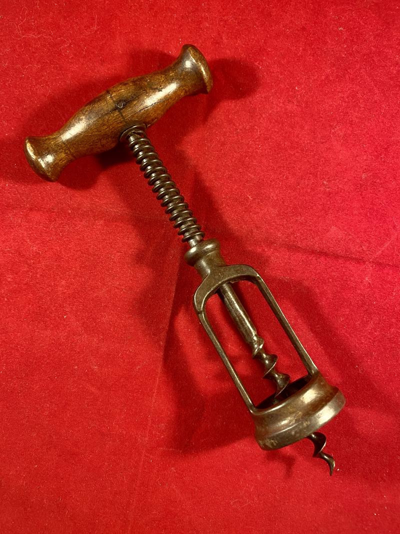 Antique Victorian Open Frame Spring Assisted Corkscrew Possibly German c1890