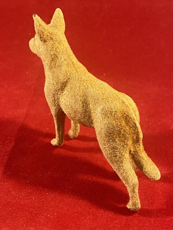 Lead Cast - Felt Covered - Wild Dog Toy Figure from the Taylor & Barrett Zoo Series c1940