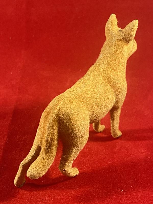 Lead Cast - Felt Covered - Wild Dog Toy Figure from the Taylor & Barrett Zoo Series c1940