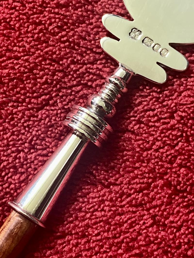 Scarce 15” Miniature Partizan Polearm as Carried by Tower of London Beefeaters with Silver Spike and Butt by Wilkinson Sword – Mint in Box c1978