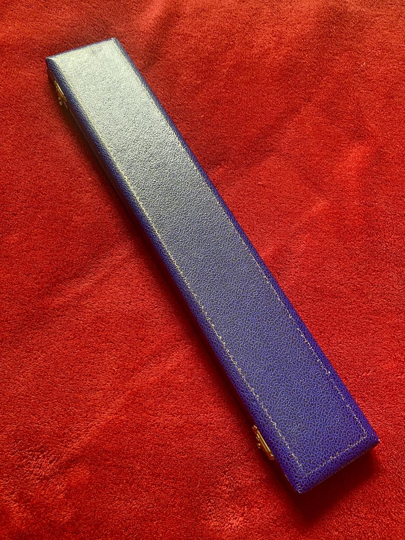 Scarce 15” Miniature Partizan Polearm as Carried by Tower of London Beefeaters with Silver Spike and Butt by Wilkinson Sword – Mint in Box c1978