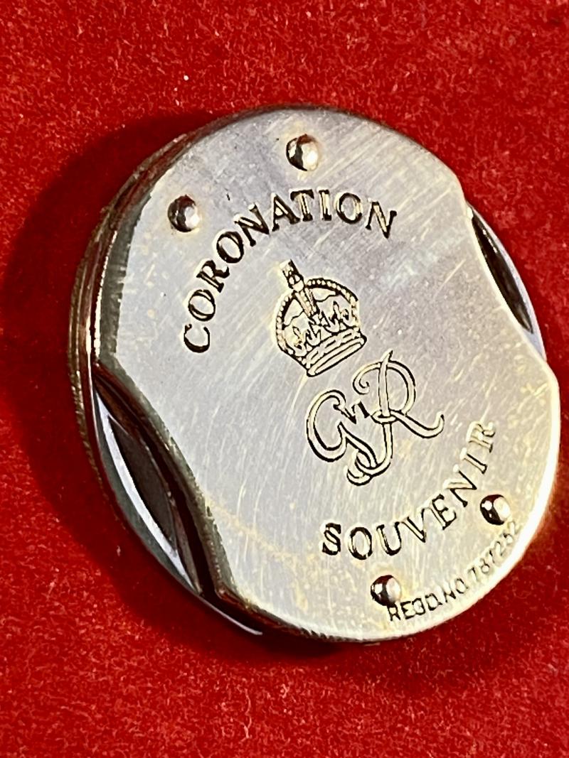 Double Bladed “Coin” Penknife by G. Ibberson Sheffield – Souvenir of the Coronation of King George VI – 12th May 1937