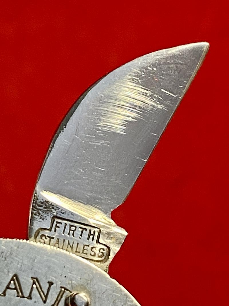 Double Bladed “Coin” Penknife by G. Ibberson Sheffield – Souvenir of the Coronation of King George VI – 12th May 1937