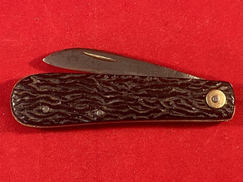 Vintage Pruning Knife with worn Blade by H. Rowbotham & Co. of Sheffield
