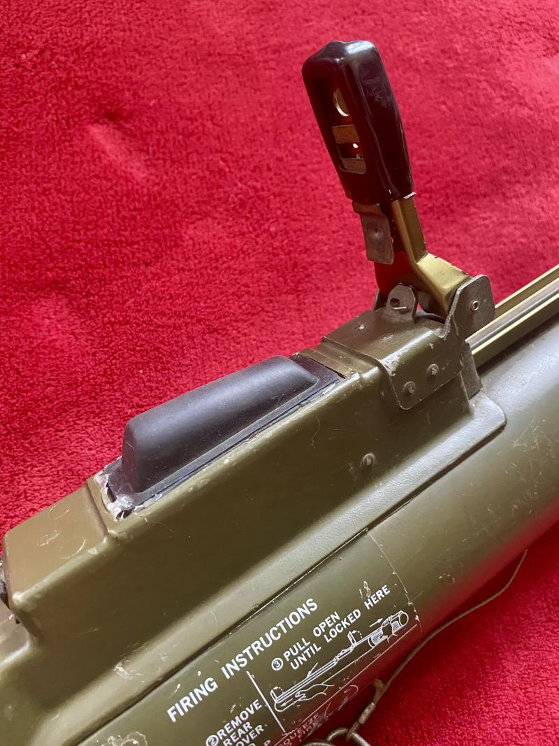 British LAW (Light Anti-Tank Weapon) 66mm Heat L1A2B1 Rocket Launcher dated 1976