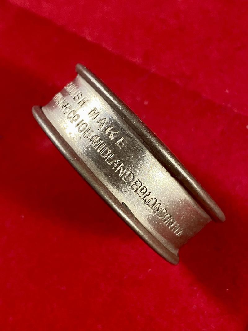 Rare Antique Retraceable 1.5” Miniature Tape Measure Advertising A. MCINTOSH & SONS LTD of Cambridge c1890