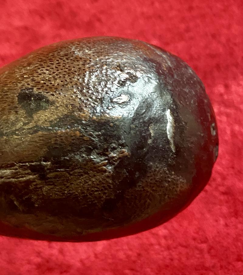 Antique Victorian Truncheon or Billy Club with a Bulbous Shaped Lead Weighted Head c1870